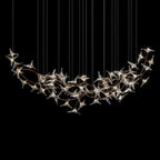 Crystal Star Vine Chandelier