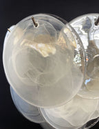 Murano Wall Lamp | 10 Alabaster White Disc Glass | Set of 2