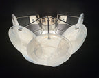 Murano Wall Lamp | 10 Alabaster White Disc Glass | Set of 2