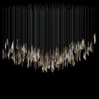 Crystal Sail Cascade Chandelier