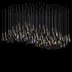 White Petal Drop Chandelier