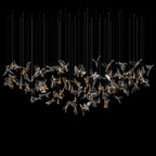 Smoke Butterfly Flight Chandelier