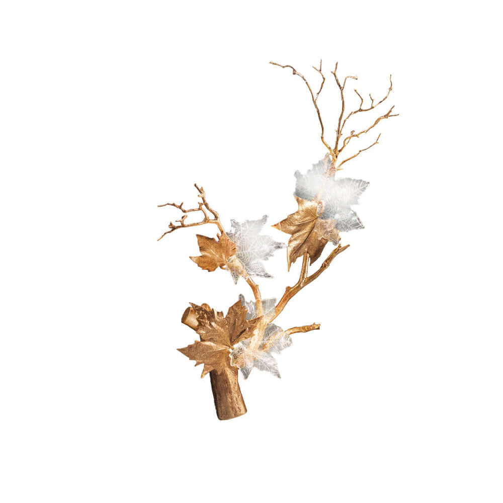 Mable Leaf Branch Wall Sconce by Bling Lighting Studio