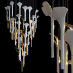 Crystal Calla Reed Chandelier
