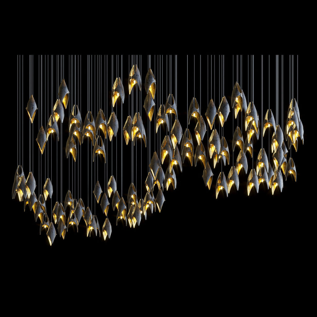 White Bird Orbit Chandelier