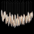 Silver Ice Shard Chandelier
