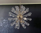 Murano Chandelier | 50 Clear Sputnik detail by Bling Lighting Studio
