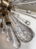 Murano Chandelier | 50 Clear Sputnik detail by Bling Lighting Studio