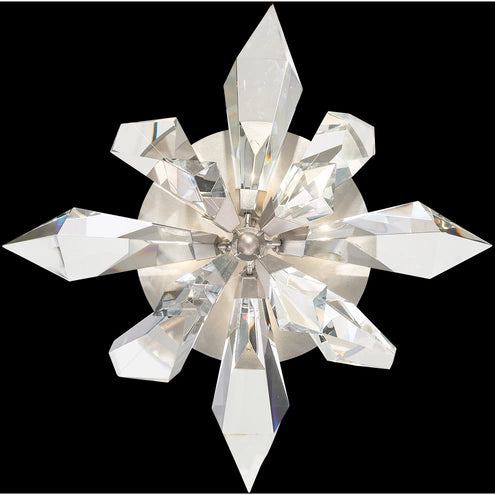 Foret 4 Light 24.25 inch Silver Flush Mount Ceiling Light by Bling Lighting Studio