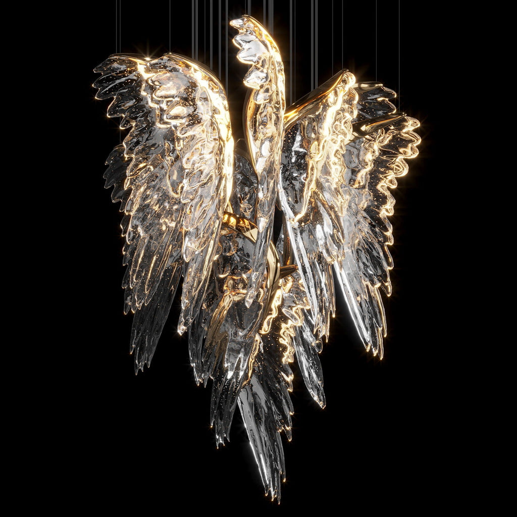 Crystal Angel Wing Chandelier