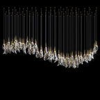 Crystal Petal Drop Chandelier