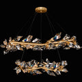 Foret 20 Light 55 inch Gold Pendant Ceiling Light by Bling Lighting Studio