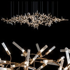 Clear Loop Link Chandelier