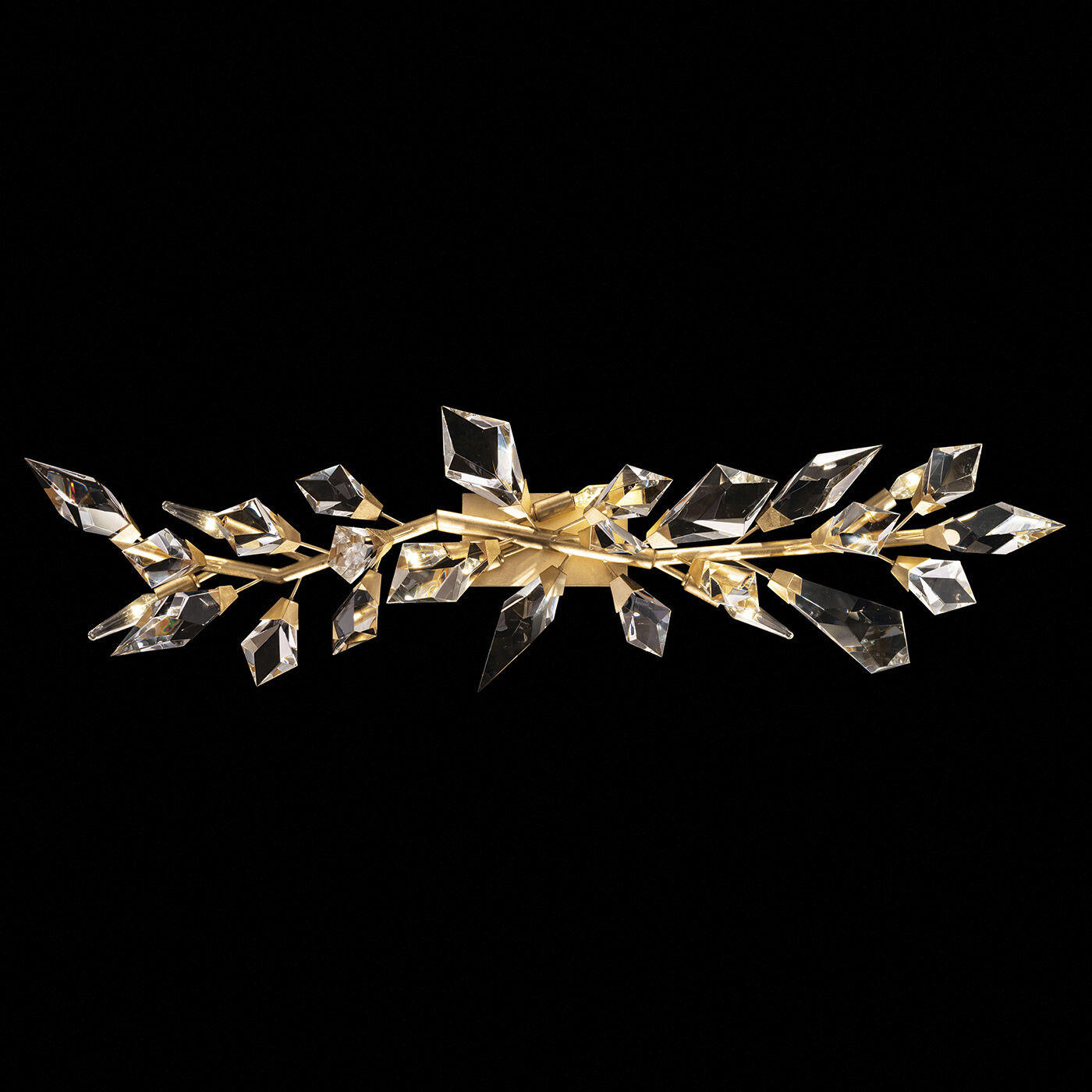 Foret 6 Light 48 inch Gold Bath Bar Wall Light by Bling Lighting Studio