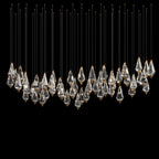 Crystal Teardrop Cascade Chandelier