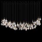 Gold Petal Cluster Chandelier