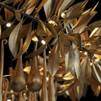 Olive Leaf Rain Chandelier