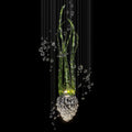 Green Sea Reed Chandelier