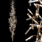 Clear Loop Link Chandelier