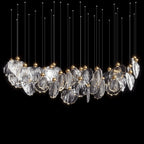 Smoke Shell Cluster Chandelier
