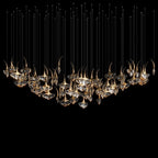Clear Manta Cluster Chandelier