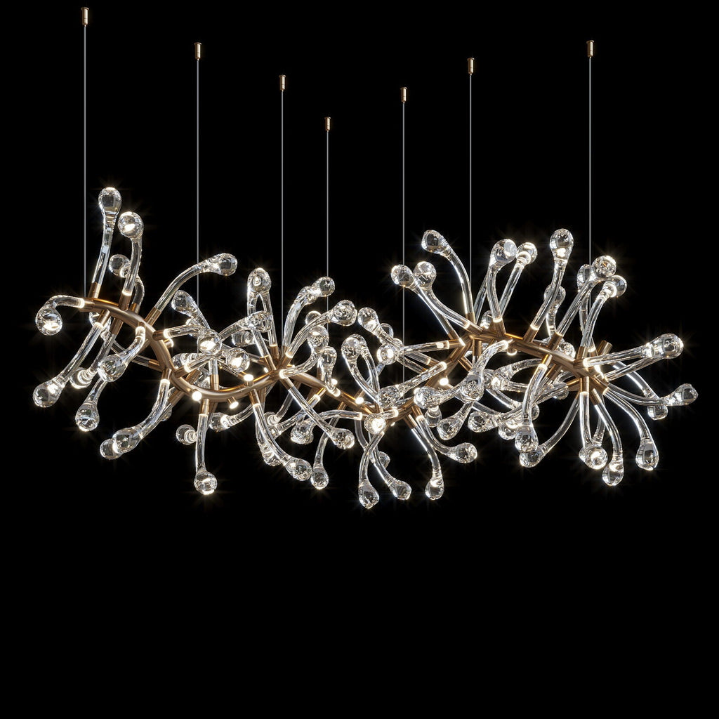 Crystal Tendril Vine Chandelier