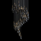 White Petal Drop Chandelier