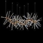Crystal Starburst Branch Chandelier