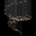 Smoke Glass Current Chandelier