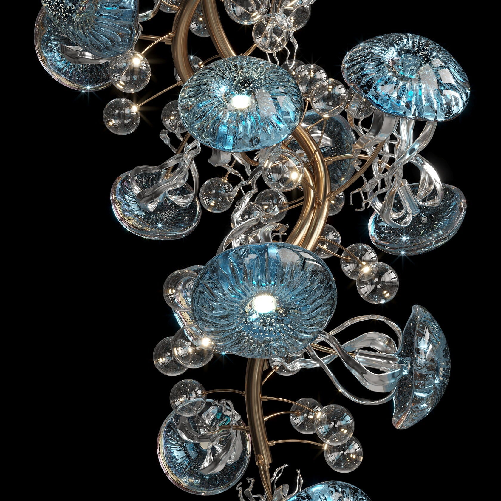 Blush Jelly Vine Chandelier