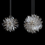 Smoke Palm Burst Chandelier
