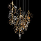 White Calla Cascade Chandelier