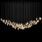 White Diamond Cascade Chandelier