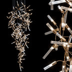 Clear Loop Link Chandelier
