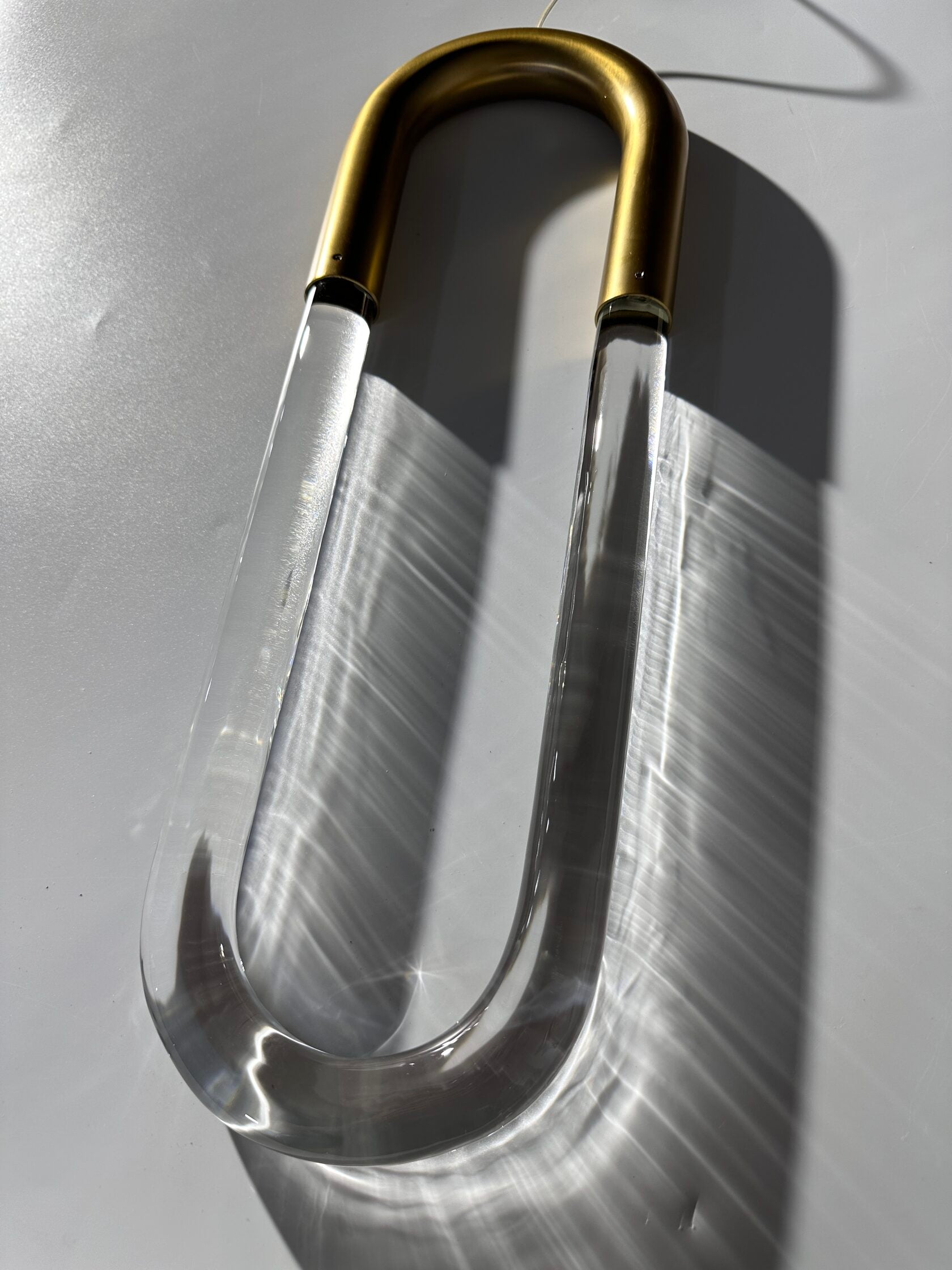 Glass Link Cascade Chandelier