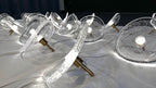 Bubble Glass Pebble Cascade Chandelier