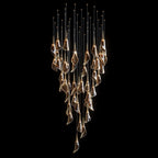 Crystal Petal Drop Chandelier