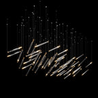 Linear Spark Scatter Chandelier