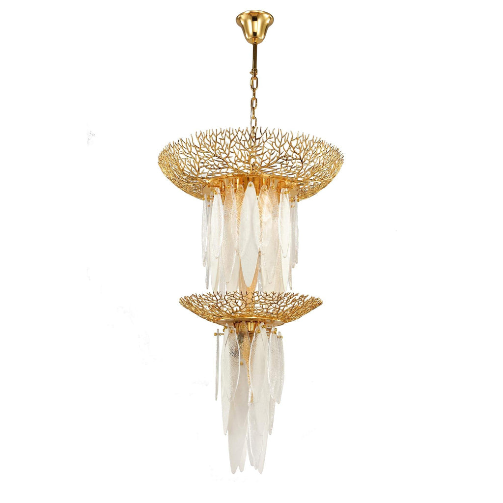 Natalie Branching Murano Glass Chandelier by Bling Lighting Studio