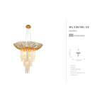 Natalie Branching Murano Glass Chandelier by Bling Lighting Studio