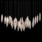 Silver Ice Shard Chandelier