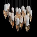 White Shell Cascade Chandelier