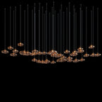 Smoke Saucer Drift Chandelier