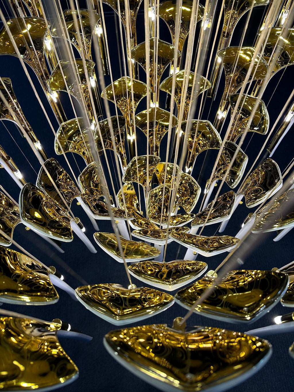 Crystal Calla Reed Chandelier