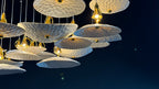 Ivory Pebble Cloud Chandelier