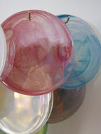 Murano Wall Lamp | 10 Multicolour Disc Glass | Set of 2