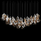 White Calla Cascade Chandelier
