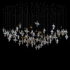 Crystal Star Constellation Chandelier