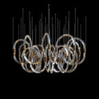 Crystal Ring Rain Chandelier