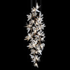 White Orchid Garland Chandelier
